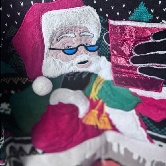 Holiday Time Christmas Santa Sweater Size 2XL - Picture 3 of 12